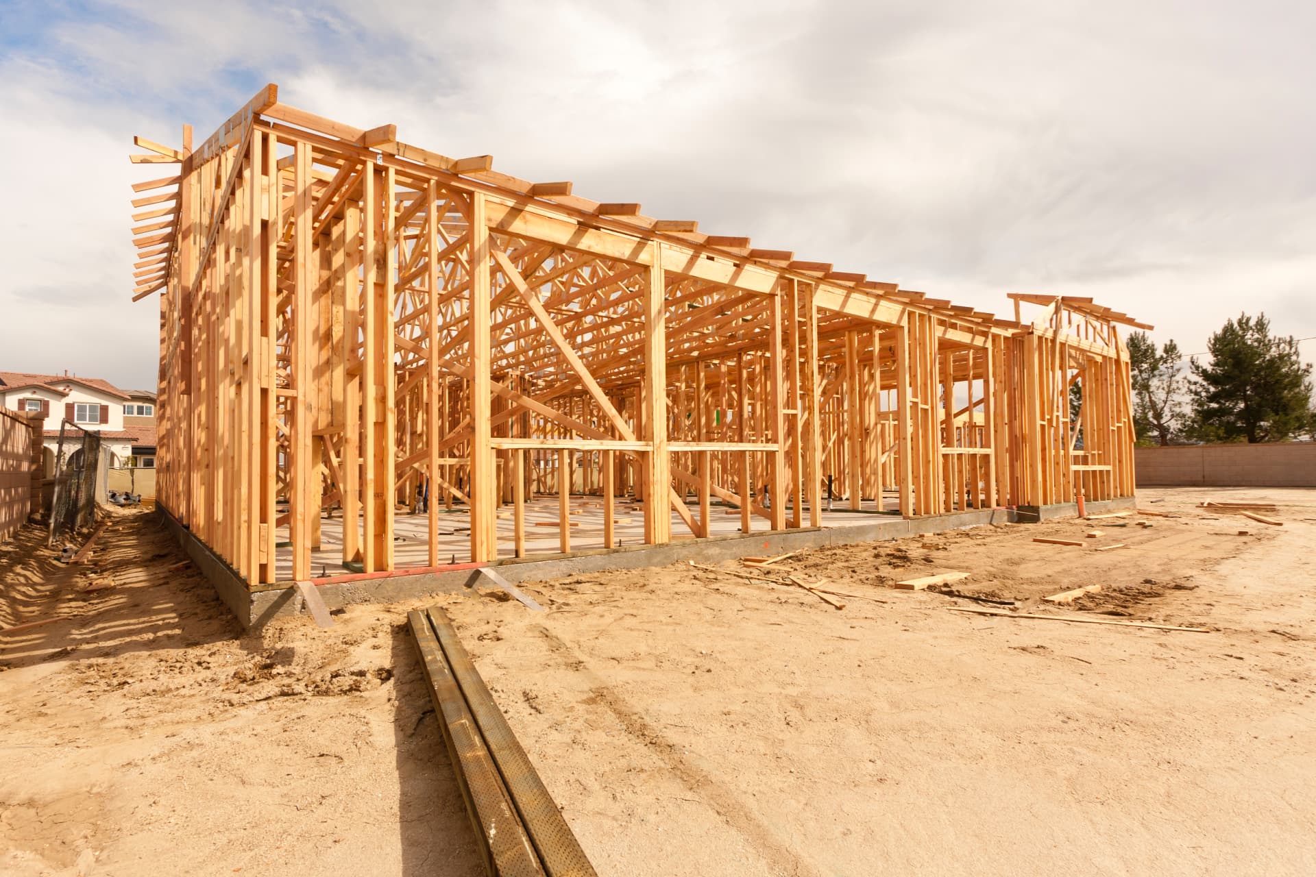 Land Park Custom Craftsman, 2,650 sq ft ground-up custom build on an infill lot, with a wraparound porch, white oak floors and a detached shop.
