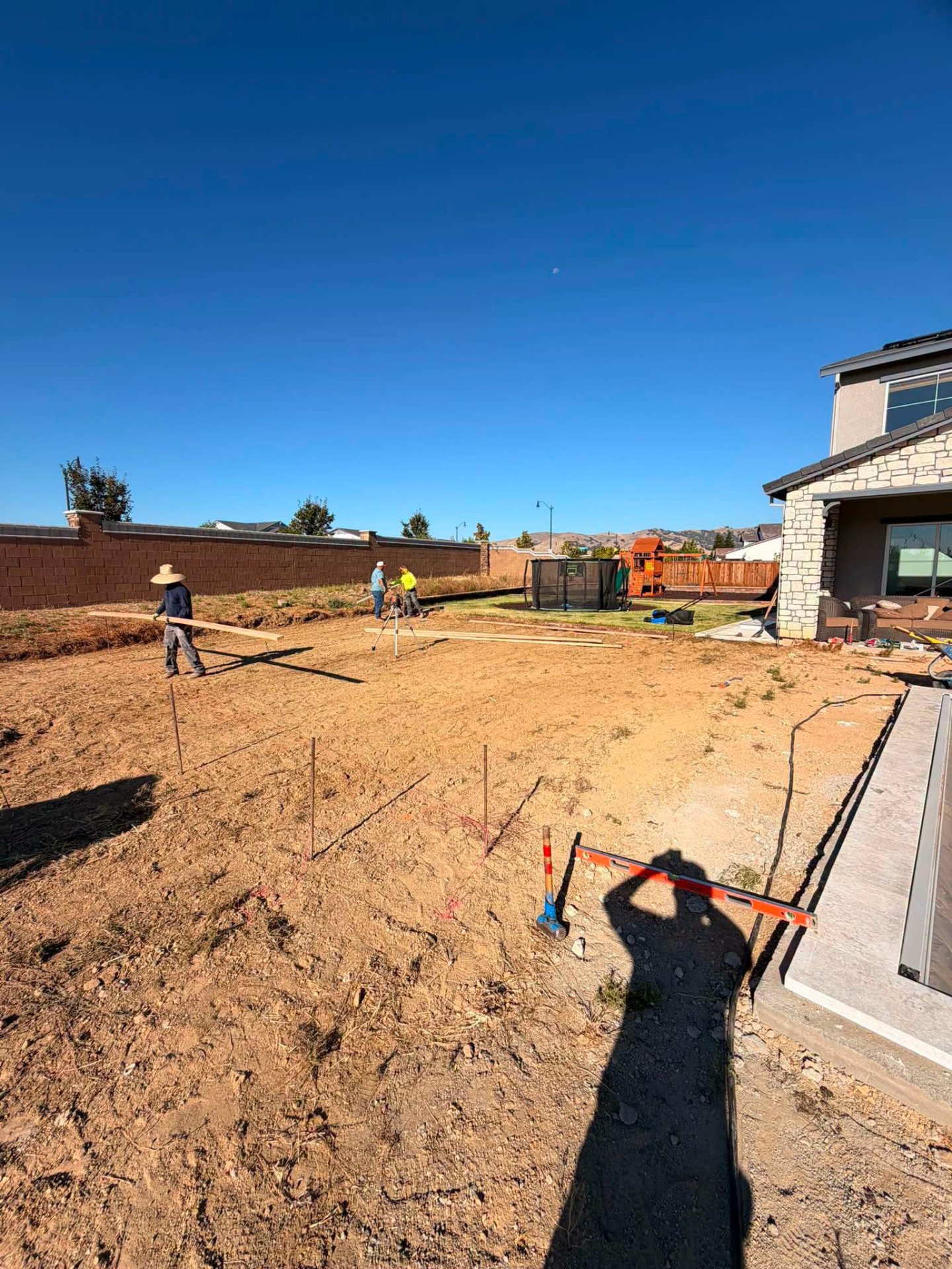 California Dream Builds crew working on a Sacramento-area residential job site